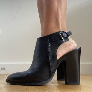 Franco Sarto black leather booties, 7
